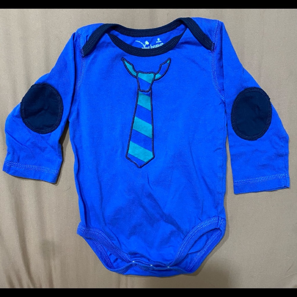 Jumping Beans royal blue onesie 9 months